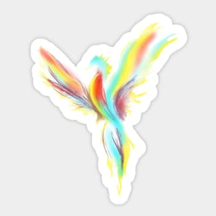 Ghost phoenix Sticker